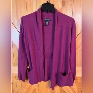 Mercer & Madison Angora/Wool Cardigan Sweater Beige Size XL